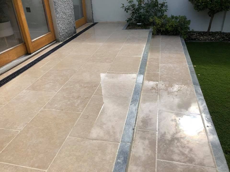 Dijon Sinai Pearl  "Premium"  Limestone-Honed+Tumbled  900X600 17.00m2 Pack (Price: £37.95 )