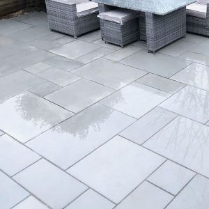 Kandla Grey "SMOOTH" Finish Patio Packs 20mm, 15.50m2 (Price: £27.95/m2)