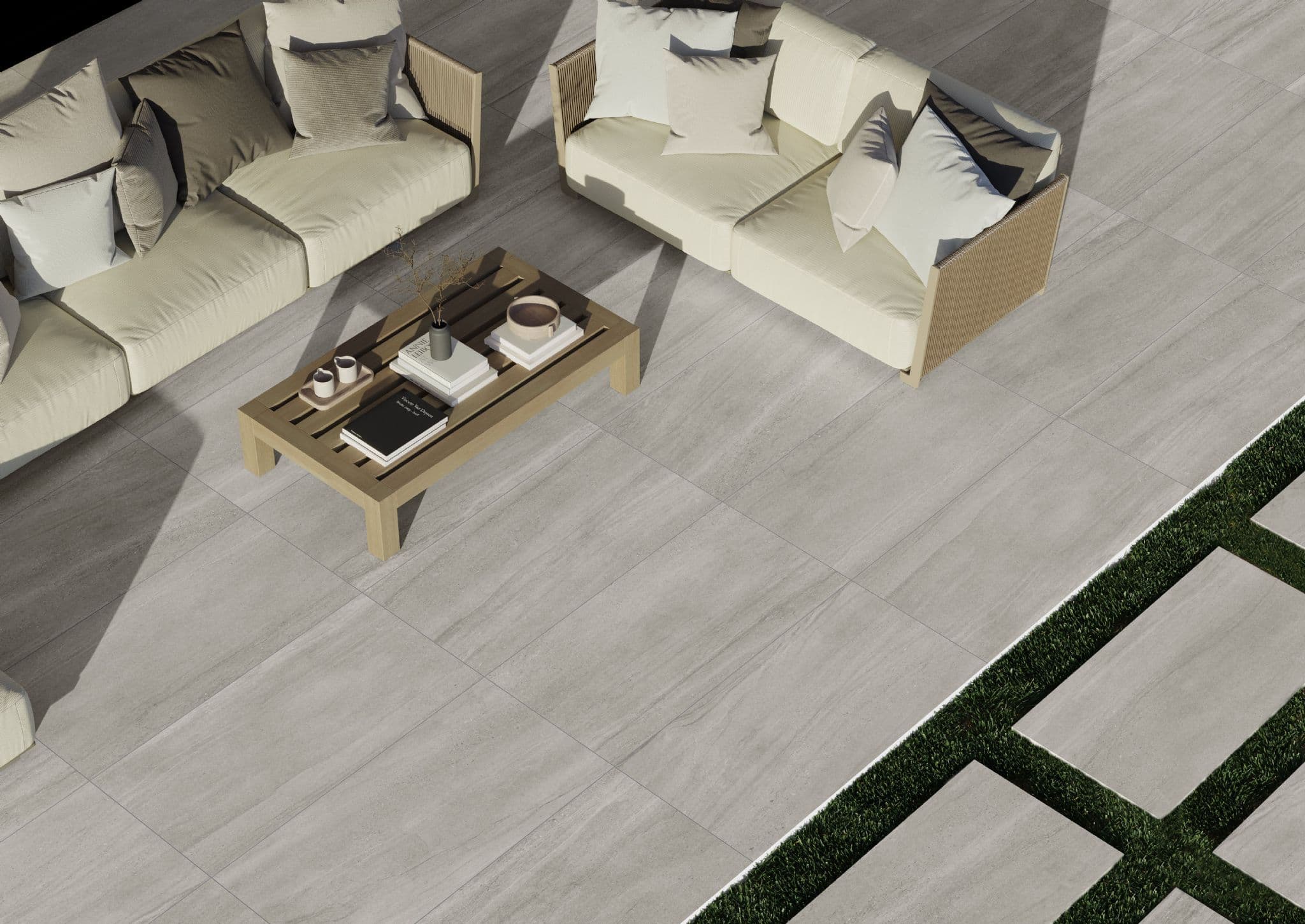 Dart Steel Premium Spanish Porcelain 2cm-900x600mm (Price From: £27.95/m2)