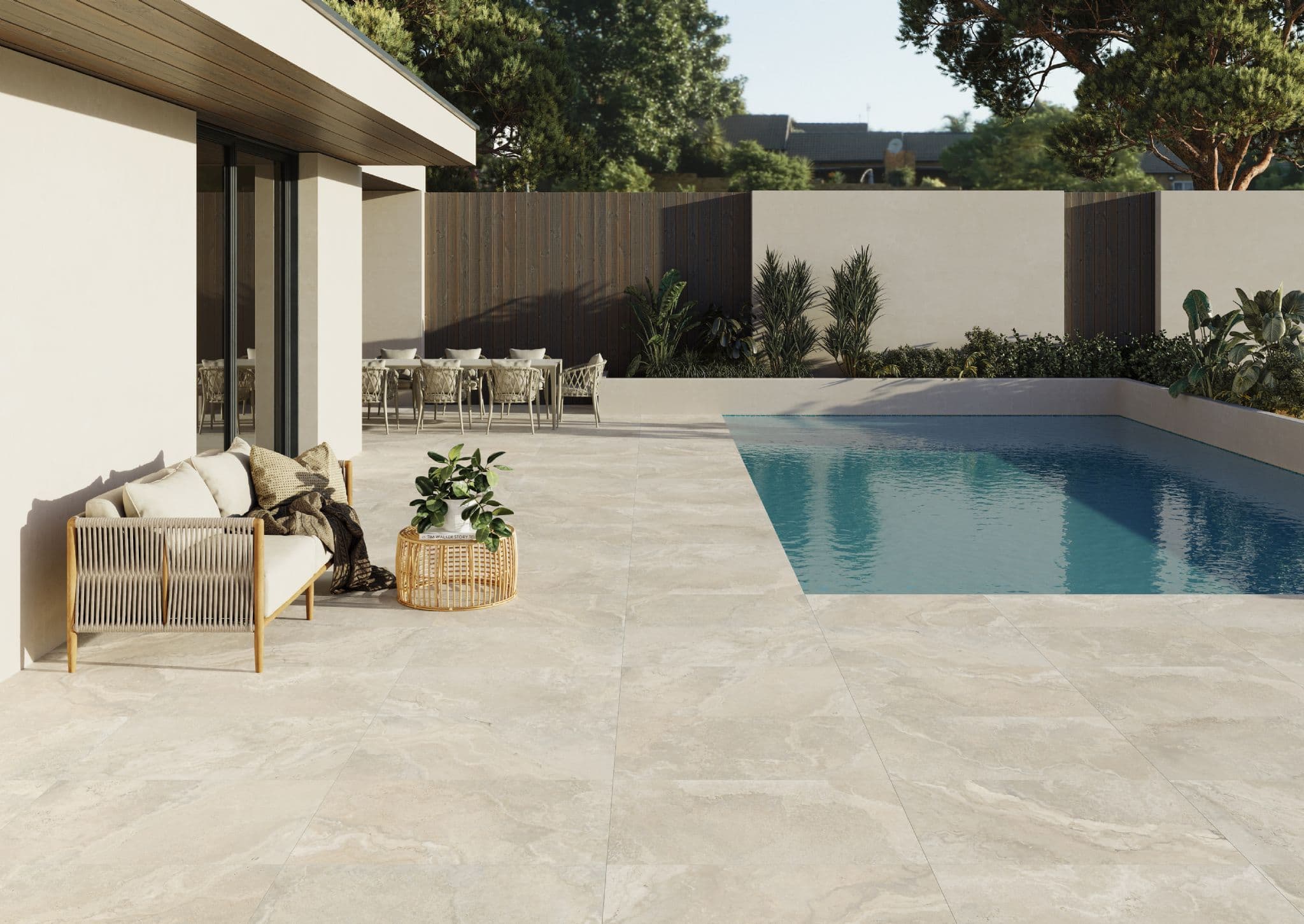 Almond Keith Premium Spanish Porcelain 2cm-900x600x20mm (Price From: £27.95/m2)