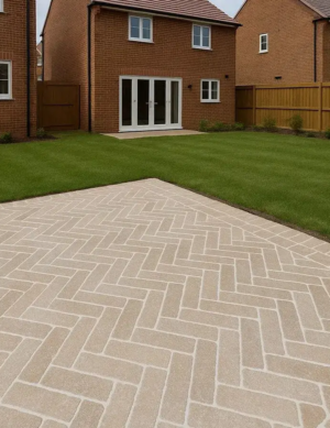 Dijon Sinai Pearl Honed & Tumbled Cobbles 200x50x40mm (Price From: £43.00/m2)
